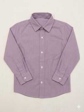 Appaman Lavender Micro-Textured Button-Down Shirt